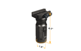 UTG 4.1" Lowpro Combat Quality QD Lever Mount Metal Foregrip
